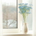 thumbnail image 5 of Unique Bargains 6 Pack Long Stem Artificial Flowers Bouquets for Home Wedding Decor Blue, 5 of 7