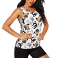 thumbnail image 2 of KLL French Bulldog3 Print Womens Tank Top Sleeveless Workout Tops Athletic Running Shirts Yoga Gym Clothes-Small, 2 of 7