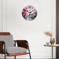 thumbnail image 2 of 12 Inch Wall Clock Battery Operated Silent Clock Decorative for Office, Kitchen, Outdoor, Living Room，Eiffel Tower Paris Oil Painting Picture, 2 of 4