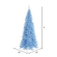 thumbnail image 2 of Vickerman 9' Sky Blue Fir Slim Artificial Christmas Tree, Unlit - Faux Blue Christmas Tree - Seasonal Indoor Home Decor, 2 of 2