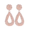thumbnail image 2 of SmartBy Bohemia Women Geometric Emboss Hollow Teardrop Dangle Stud Earrings Jewelry Gift, 2 of 7