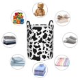 thumbnail image 5 of DouZhe Waterproof Collapsible Large Laundry Baskets, Cow Animal Pattern Prints Circular Hamper with Handles, 5 of 7