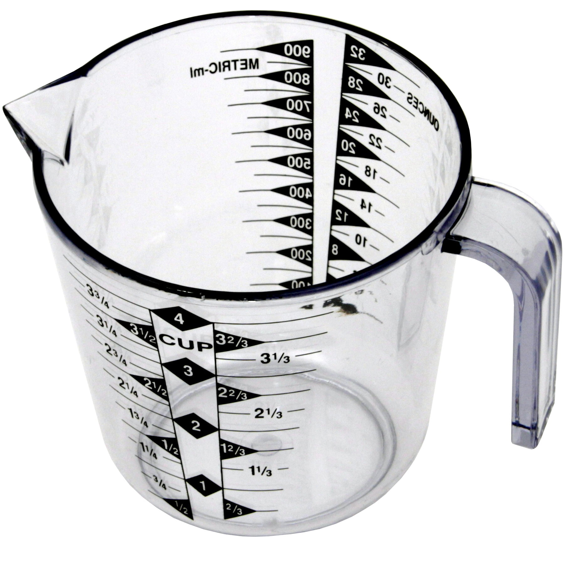 4 Quart Measuring Cup w/ Raised Markings – Richard's Kitchen Store