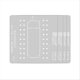 thumbnail image 5 of AMAOE IP X-15 24 IN 1 Middle Layer Reballing Stencil Platform Kits, 5 of 5