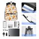 thumbnail image 4 of Disketp Forest Squirrel Mochila Ligera Clásica con Múltiples Bolsillos, Mochila Casual para Hombre y Mujer, Ideal para Escuela, Trabajo y Viajes, 4 of 6