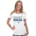 thumbnail image 3 of US Air Force USAF Service Before Self Women's T Shirt Ladies Tee Brisco Brands S, 3 of 5