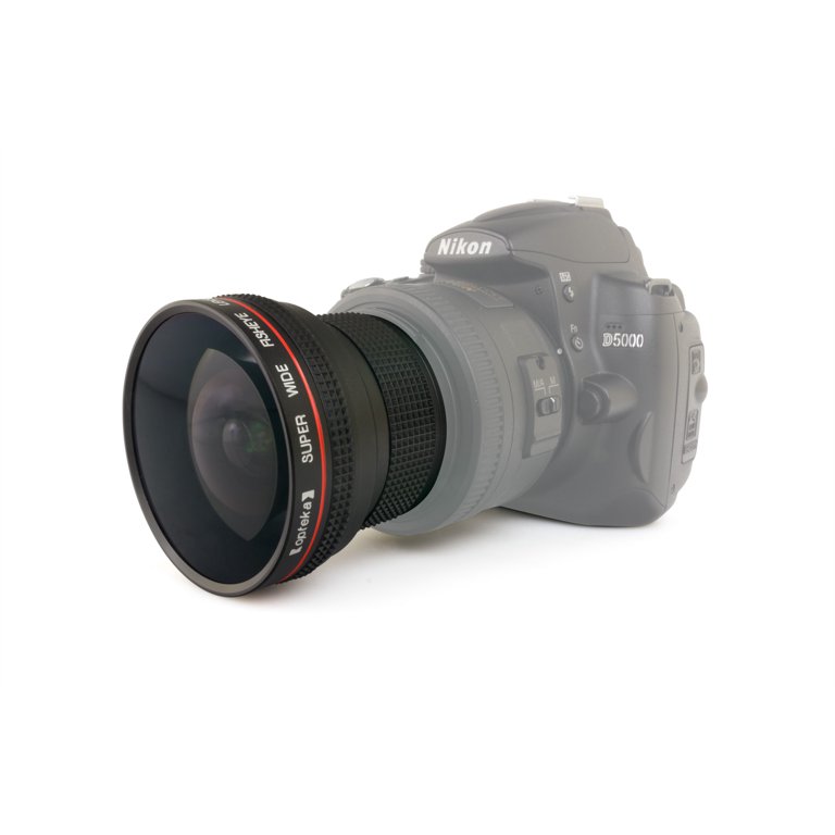 Opteka 0.20X Super AF Wide Angle Fisheye Lens with Microfiber