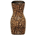 thumbnail image 4 of MixMatchy Women's Tube Cotton Fitted Mini Dress, 4 of 4