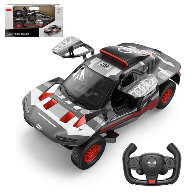 Audi RS Q e-tron RC Car 1:14 Scale Licensed Off-Road Remote Control Rally Car with 2.4GHz, Desert Racing Toy for Kids & Adults