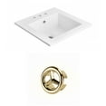 thumbnail image 1 of American Imaginations 21-in. W 1 Hole Ceramic Top Set In White Color AI-21000, 1 of 1