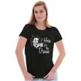 thumbnail image 3 of Retro Funny Here for the Drama Joke Womens Slim Fit Graphic Tee Brisco Brands S, 3 of 6