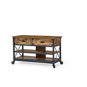 Better Homes & Gardens Rustic Country TV Stand for TVs up to 52", Weathered Pine Finish