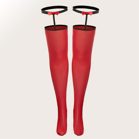 

Women High Glossy Hosiery Nylon Hold Up Tights High Stockings Lingerie Garter
