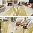 thumbnail image 6 of Yellow Gradient Area&nbsp;Rug 5x7ft Sea Waves Sandy Beach Coastal Scenery Non-Slip&nbsp;Washable Square&nbsp;Rugs Soft Felt Indoor Floor Mat for Bedroom Kitchen Living Room Bathroom, 6 of 9