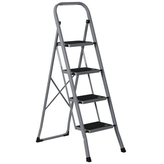 Ikea MAsterby Stackable Recycled Plastic Step Stool, Gray