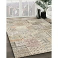 thumbnail image 3 of Ahgly Company Machine Washable Indoor Square Traditional Camel Brown Area Rugs, 4' Square, 3 of 7