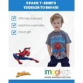 thumbnail image 3 of Camiseta Marvel Spider-Man Big Boys gris 14-16, paquete de 2, 3 of 6