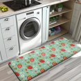 thumbnail image 3 of Strawberry Plants Fruit Flower Leaf Green Pattern Kitchen Rug Mat,Kitchen Runner Rugs Non Skid Washable,Decorative Kitchen Floor Mats for Kitchen,Sink,Laundry,17"x47.2", 3 of 7