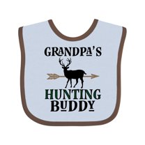 Inktastic Bow Hunter Grandpa Hunting Buddy Boys Baby Bib