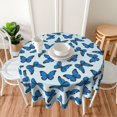 thumbnail image 6 of Butterfly Tablecloth Round 60 Inch Table Cloth Cover Mat Holiday Party Decoration for Dining Room Home Kitchen Picnic, 6 of 6