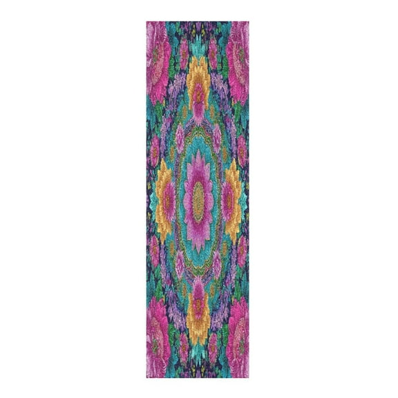 33"x9" Skateboard Grip Tape Protector Sheets Nonslip Protection Griptape Sheet for Outdoor Sports Colorful Delicate Floral