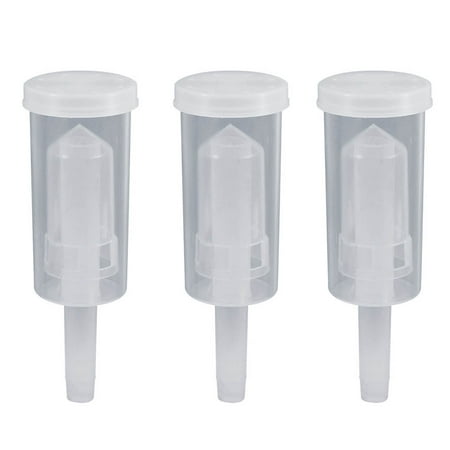 

Homemaxs 3 PCS Homebrew Beer Cylinder Fermentor Air Lock One Way Exhaust Water Sealed Check for Home Beer Fermentation Wine Making Brewing