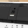 thumbnail image 4 of VIPQV  Sound Bar for Smart TV, 2CH Detachable TV Sound Bar with Subwoofer, Bluetooth/AUX/Opyical/USB Connection,2-in-1 Home Theater Surround Sound, 4 of 11