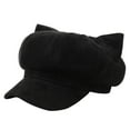 thumbnail image 4 of Women Cat Ear Wool Beret Hat – Soft Warm French Style Painter Cap, Cute Japanese Fashion Beret Hats for Women, Casual Streetwear Accessory for Autumn and Winter Outfits, 4 of 4