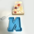 thumbnail image 2 of DIY Crystal Alphanumeric Cake Mold 26 English Alphanumeric Cake Silicone Mold, 2 of 3