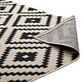 thumbnail image 4 of Modway Perplex Geometric Diamond Trellis 5x8 Indoor and Outdoor In Black and Beige, 4 of 5