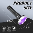thumbnail image 5 of HIBIBUD UV Flashlight, Black Light for Pet Urine Detection, Aluminum Handheld Flashlight, 5 of 7