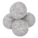 thumbnail image 1 of Uxcell 4 Paquetes de Pelotas de Secadora, Pelotas de Secadora de Lana de 2 Pulgadas para Ropa, Gris Claro, 1 of 5
