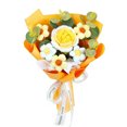 thumbnail image 1 of Flores artificiales hechas a mano de hilo de algodón, ramo de flores eternas de ganchillo, cumpleaños, mamá, esposa, amante, graduación, decoración del hogar, 1 of 8