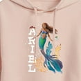 thumbnail image 3 of Disney - Ariel in Water - Juniors Cropped Pullover Hoodie, 3 of 5