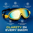 thumbnail image 5 of Clear'r SPLASH Jr Swim Mask - Anti-Fog Kids Swim Goggles UV Protection, Swimming Mask, Kids Goggles for Swimming 8-12, 5 of 8