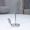 thumbnail image 2 of Taplcvy Kinetic Fishing Sculpture, The Fisherman Balancing Sculpture Balance Art for Your Space, Creative Balance Art Sculptures Metal Fisherman Statue for Home Office Desktop Decoration, 2 of 7