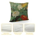 thumbnail image 4 of Nawypu Floral Throw Pillow Covers Green and White Chinoiserie Pillow Cover Purple Yellow Flower Farmhouse Pillowcase Square Cushion Cover for Bedroom Sofa Couch Home Decor, 4 of 5