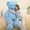 Blue, variant on Tezituor 59” Teddy Bear Stuffed Animal Jumbo Bear Plush Toy With Bow-Tie