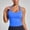 Blue 1, variant on Women's Sports Tank Tennis Top with Built-In Bra Racerback for Fitness Training Running and Everyday Activewear in Solid Design Black XS