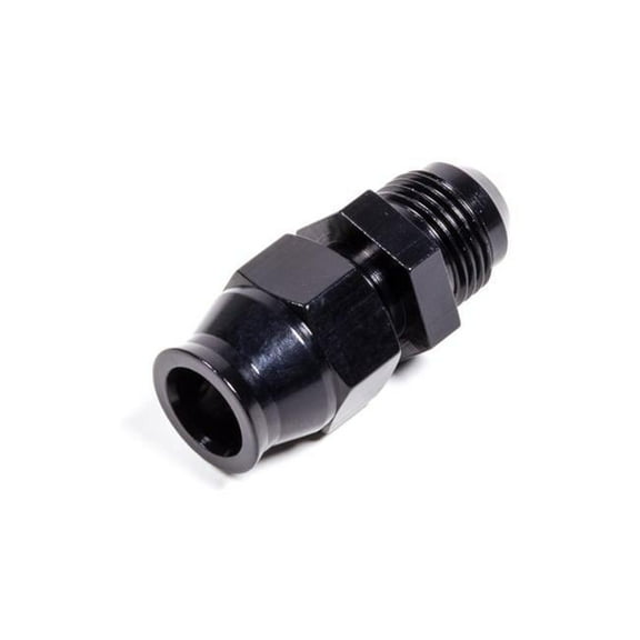 Fragola 8AN Male to 1/2in Tube Adapter Fitting Black