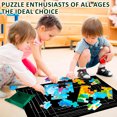 thumbnail image 2 of Toorise Piece Puzzle Mat Roll Up Portable Jigsaw Felt Mat Smooth Surface Puzzle Saver Mat Easy to Use Roll Up Jigsaw Puzzle Mat with 6 Sorting Trays for Puzzles Kids, 2 of 10