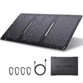 thumbnail image 1 of Cargador de panel solar portátil UlixWH 21W con dos puertos USB, 1 of 9