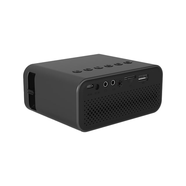 Bdday HD Projector 24 ANSI Home Video Projector USB| AV| Micro SD| Audio Interface| USB Flash Drive| IOS & Android Smartphone