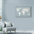 thumbnail image 3 of Trademark Fine Art 'Calm World Map' Canvas Art by Moira Hershey, 3 of 3