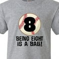 thumbnail image 4 of Inktastic 8th Birthday Baseball 8 Year Old Boy Youth T-Shirt, 4 of 5