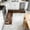 Brown, variant on Fridja Home Essentials 47.2in Printed Kitchen Mat L Shaped Non-Slide Absorbent Floor Mat for Dining Areas Bathroom Corner Bath Mat Durables Flooring Practical Home Accessory Decor