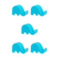thumbnail image 2 of Ruiboury Universal Home Phone Mini Holder Apartment Desktop Smartphone Stand Portable Support Cellphone Accessory Blue 5Set, 2 of 6