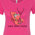 thumbnail image 4 of Inktastic More Beads, Please Cute Mardi Gras Crawfish Women's T-Shirt, 4 of 5