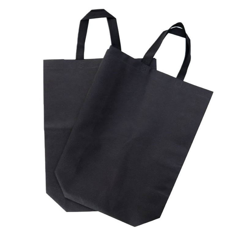 2pcs Non woven Fabric Foldable Shopping Bag Heavy duty Grocery Bag Eco friendly Large capacity Storage Bag