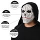 thumbnail image 5 of Face Cover Con Black Turban Halloween Props Demon Face Covering Para Halloween Carnival Masquerade Yuarrent HA046568-02, 5 of 6